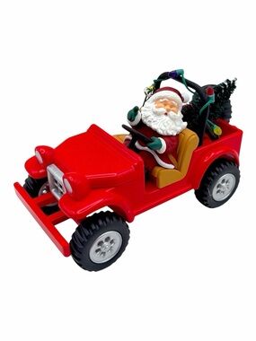 1996 Hallmark Keepsake Santa’s 4x4 Ornament Here Comes Santa Series #18 w Box